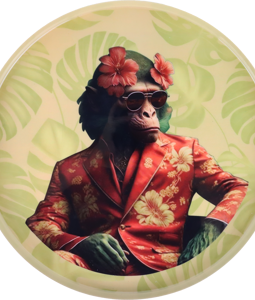 1667 PLATEAU BOHEMIAN MONKEY